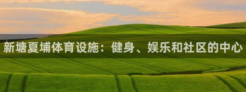意昂体育3平台是正规平台吗：新塘夏埔体育设施：健身、