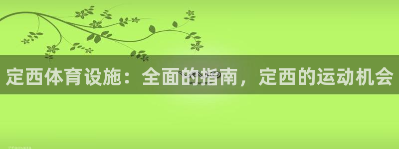意昂平台体育：定西体育设施：全面的指南，定西的运动机