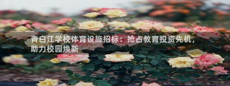 意昂3集团官网网址：青白江学校体育设施招标：抢占教育