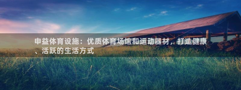 意昂体育3招商：申益体育设施：优质体育场馆和运动器材